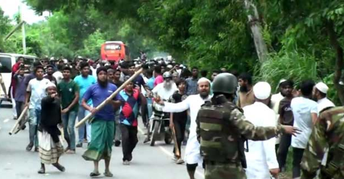 নাটোরে তাবলীগ জামাতের দু'গ্রুপের সংঘর্ষ, আহত ২০