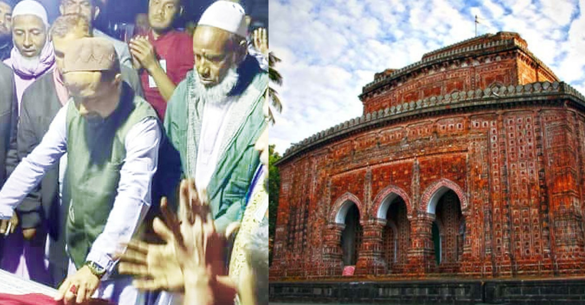 দিনাজপুরের ঐতিহ্যবাহী কান্তজিউ মন্দিরের জমিতে নির্মিত হচ্ছে মসজিদ